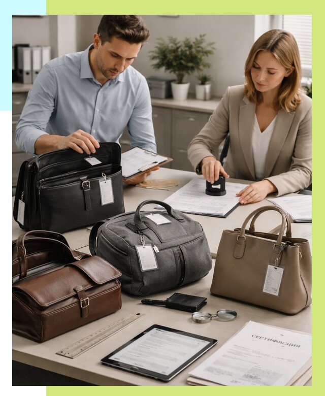 Сертификация сумок в Самаре от 7580 руб. | Алешин-Смр