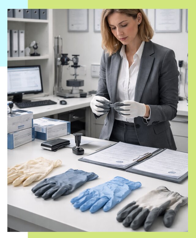 Сертификация перчаток в Самаре от 8590 р. | Алешин-Смр