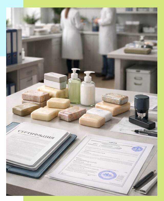 Сертификация мыла и сертификат на мыло в Самаре от 12127 | Алешин-Смр