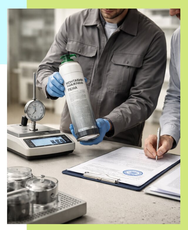 Сертификация монтажной пены в Самаре от 15159 р. | Алешин-Смр