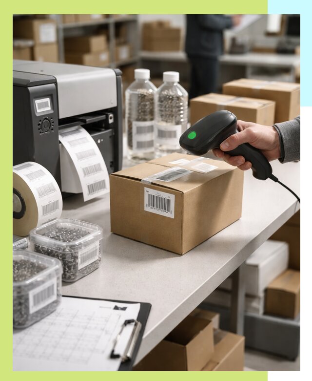 Штрихкодирование продукции и маркировка для продажи в Самаре