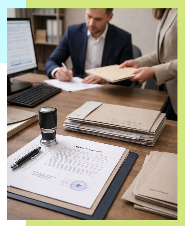 Отказное письмо для таможни в Самаре от 3032 р, Алешин-Смр