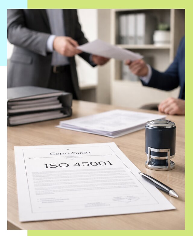 Сертификат ISO 45001 в Самаре под ключ от 45477 р. | Алешин-Смр