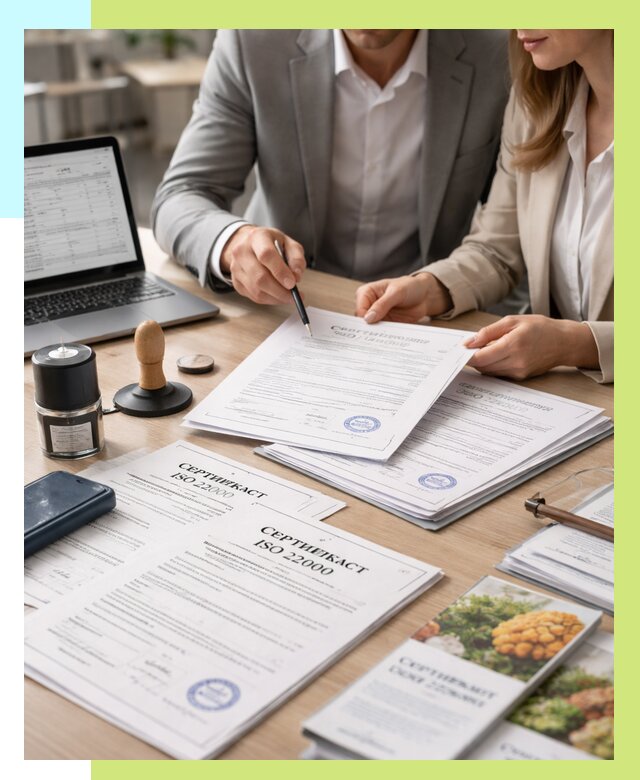 Сертификат ISO 22000 в Самаре от 40424 р. под ключ | Алешин-Смр